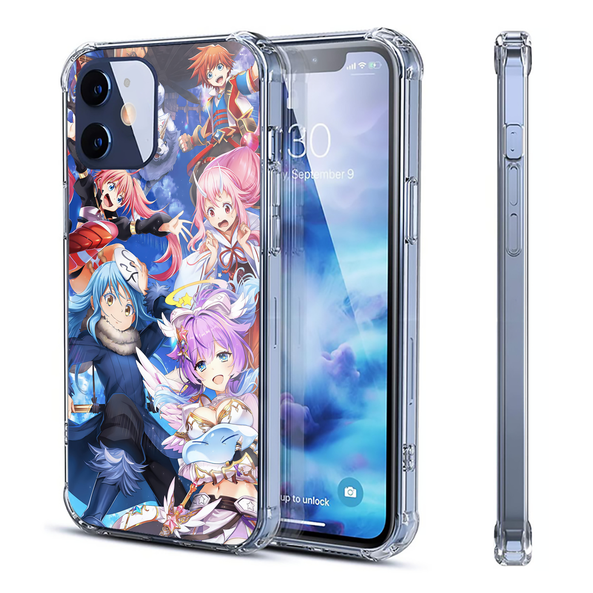 （画像用） 転スラ Regarding Reincarnated to Slime 【iPhone 12シリーズ対応】透明スマホケース（クリアソフトケース）